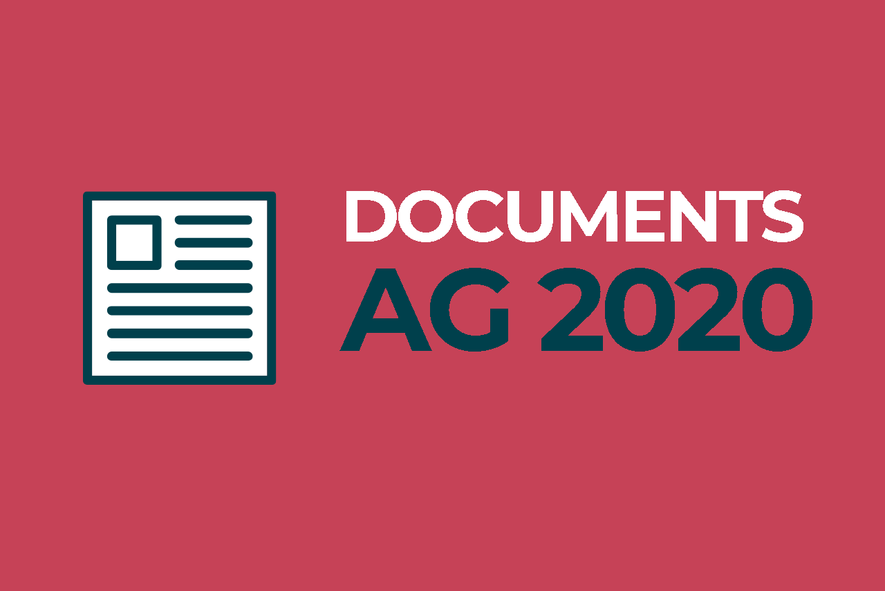 Les documents pour préparer l’AG 2020
