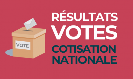 Résultats des votes sur le nouveau système de calcul des cotisations nationales