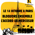 Appel à mobilisation de la Confédération Paysanne – le 14 octobre à Paris