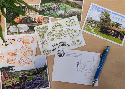 Proposer les cartes postales Accueil Paysan dans son accueil