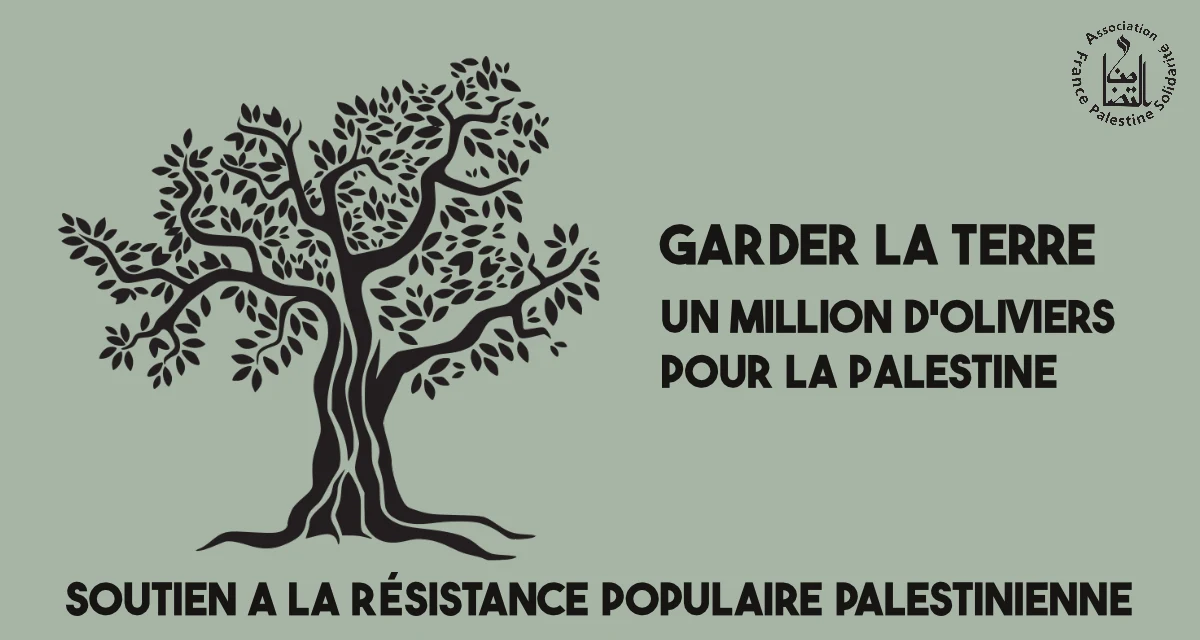 Appel à soutien : un million d’oliviers pour la Palestine