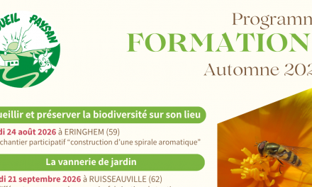 Inscription ouverte pour les formations !