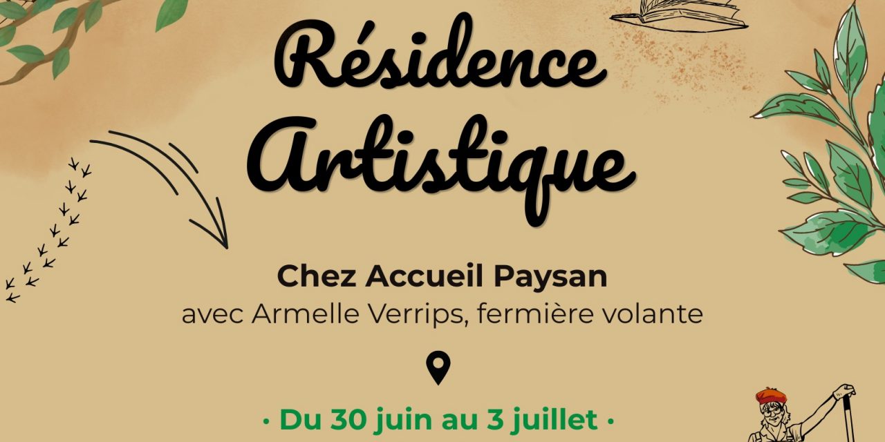Résidence d&rsquo;artiste au Clos d&rsquo;Hydrequent, demandez le programme !